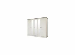 Draaideurkast|Draaideurkast|Kleerkast 259cm - decor - lariks & cristal oak