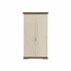 Kleerkast 120cm - decor - truffel & porcelaine- Draaideurkast|Draaideurkast