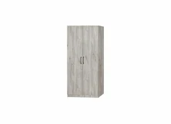 Kleerkast Elmo 80cm - decor - new grey oak- Draaideurkast|Kleerkast