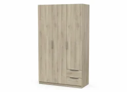 Kleerkast Ghost 119cm - decor - kronberg eik- Draaideurkast|Kleerkast