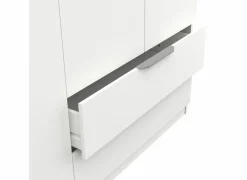 Draaideurkast|Kleerkast|Kleerkast Ghost 157cm - decor - wit