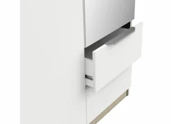 Kleerkast Ghost 119cm - decor - kronberg eik & wit- Draaideurkast|Kleerkast