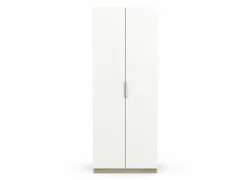 Kleerkast Ghost 79cm - decor - kronberg eik & wit- Draaideurkast|Kleerkast