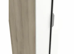 Kleerkast Ghost 79cm - decor - kronberg eik & wit- Draaideurkast|Kleerkast