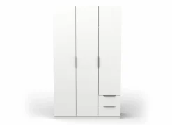 Draaideurkast|Kleerkast|Kleerkast Ghost 119cm - decor - wit