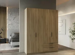 Draaideurkast|Kleerkast|Kleerkast Ghost 157cm - decor - kronberg eik