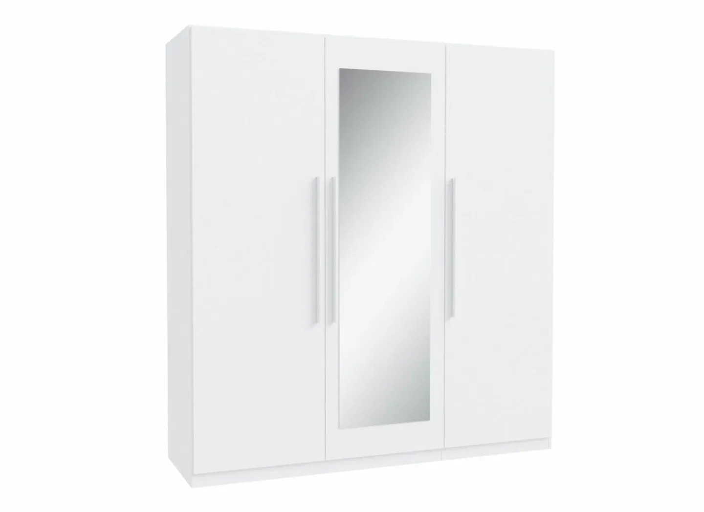 Kleerkast Helen 181cm - decor - wit- Draaideurkast|Draaideurkast