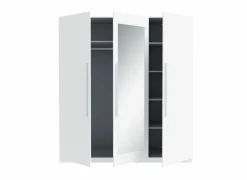 Kleerkast Helen 181cm - decor - wit- Draaideurkast|Draaideurkast