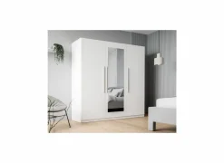 Kleerkast Helen 181cm - decor - wit- Draaideurkast|Draaideurkast