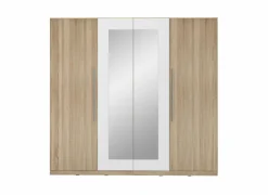 Kleerkast Helen 228cm - decor - sonoma eik & wit- Draaideurkast|Draaideurkast