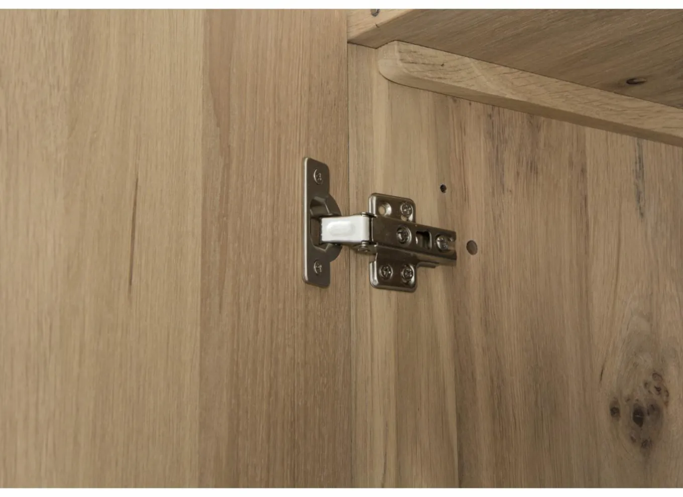 Draaideurkast|Draaideurkast|Kleerkast Holmes 50cm - MDF - eik