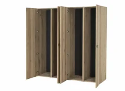 Kleerkast Holmes 200cm - MDF - eik- Draaideurkast|Draaideurkast