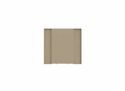 Draaideurkast|Schuifdeurkast|Kleerkast Kalixtus 200cm - decor - old wood & donkergrijs