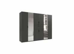 Kleerkast Moldau 270cm - decor - grafiet- Draaideurkast|Draaideurkast