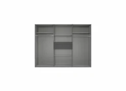 Kleerkast Moldau 270cm - decor - grafiet- Draaideurkast|Draaideurkast