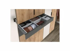 Kleerkast Moldau 270cm - decor- eik & grafiet- Draaideurkast|Draaideurkast