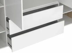 Kleerkast Next 197x58x202cm - decor - wit & jackson hickory- Draaideurkast|Draaideurkast