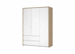Kleerkast Next 149x58xH202cm - decor - wit & jackson hickory- Draaideurkast|Draaideurkast