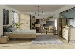 Kleerkast Oriental Tree 109,1cm - decor- bartex eik- Draaideurkast|Draaideurkast