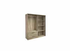 Kleerkast Orleans 181cm - decor - eik- Draaideurkast|Draaideurkast