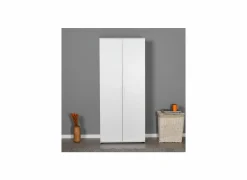 Kleerkast Sydney 80cm - melamine - wit- Draaideurkast|Draaideurkast