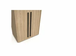 Kleerkast Tessa 102x63x210cm - melamine - zand eik- Kleerkast