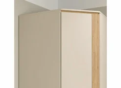 Draaideurkast|Draaideurkast|Kleerkast Wexlin 92x92x194cm - decor - sand & mauvella oak