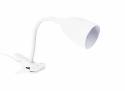 Klemlamp Sily H43cm - kunststof - wit- Nachtlampjes|Kinderbureaulampen
