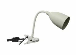 Nachtlampjes|Kinderbureaulampen|Klemlamp Sily H43cm - kunststof - grijs