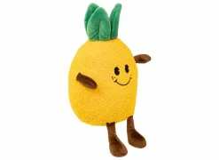 Pluche Knuffels|Knuffel Ananas H26cm - stof - geel