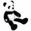 Pluche Knuffels|Knuffel Panda H35cm - stof - zwart/wit