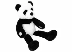 Pluche Knuffels|Knuffel Panda H35cm - stof - zwart/wit