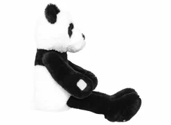 Pluche Knuffels|Knuffel Panda H35cm - stof - zwart/wit