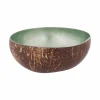Kom Cocosbowl Ø14cm - kokos - groen- Sla- & Sauskommen|Fruitschalen