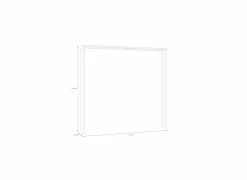 Kastaccessoires|Kranslijst voor kleerkast Waikato 220cm  - decor - mauvella eik & zand