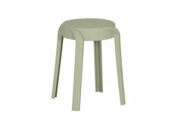 Tuinstoelen|Krukje|Kruk June 43,5x44,5x55,5cm - polyethyleen - groen