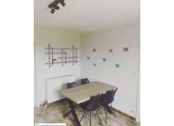 Kuipstoel Gigi 49x55x82cm - lederlook - zwart- Keukenstoelen|Eetkamerstoelen