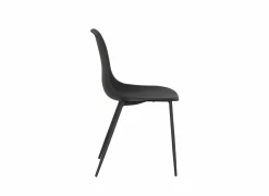 Eetkamerstoelen|Kuipstoel Goy 46x52,5x82,5cm - polypropyleen - zwart