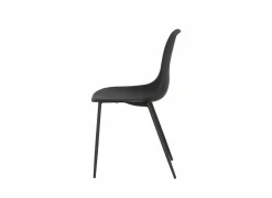 Eetkamerstoelen|Kuipstoel Goy 46x52,5x82,5cm - polypropyleen - zwart