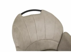 Kuipstoel ST2005 55x60x87,5cm - stof - zand- Eetkamerstoelen