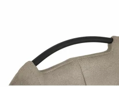 Kuipstoel ST2005 55x60x87,5cm - stof - zand- Eetkamerstoelen