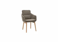 Eetkamerstoelen|Kuipstoel Suya 59x69,5x87cm - polyestervezel - taupe