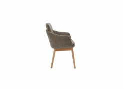 Eetkamerstoelen|Kuipstoel Suya 59x69,5x87cm - polyestervezel - taupe