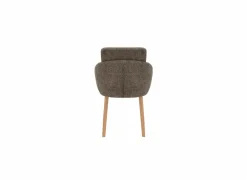 Eetkamerstoelen|Kuipstoel Suya 59x69,5x87cm - polyestervezel - taupe