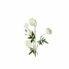 Kunstbloem Ranonkel H53cm - kunststof - wit- Kunstbloemen