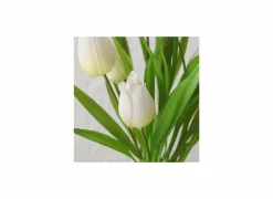 Kunstbloemen|Kunstbloem Tulp H31cm - kunststof - wit