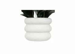 Kunstbloemen|Kunstplanten|Kunstplant Orchidee H60cm - kunststof/keramiek - wit