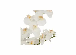 Kunstbloemen|Kunstplanten|Kunstplant Orchidee H60cm - kunststof/keramiek - wit