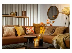 Kussens|Kussen Clemence 45x45cm - stof - almond buff