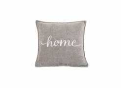 Kussen Damian Home 45x45cm - stof - licht grijs- Kussens|Kussens